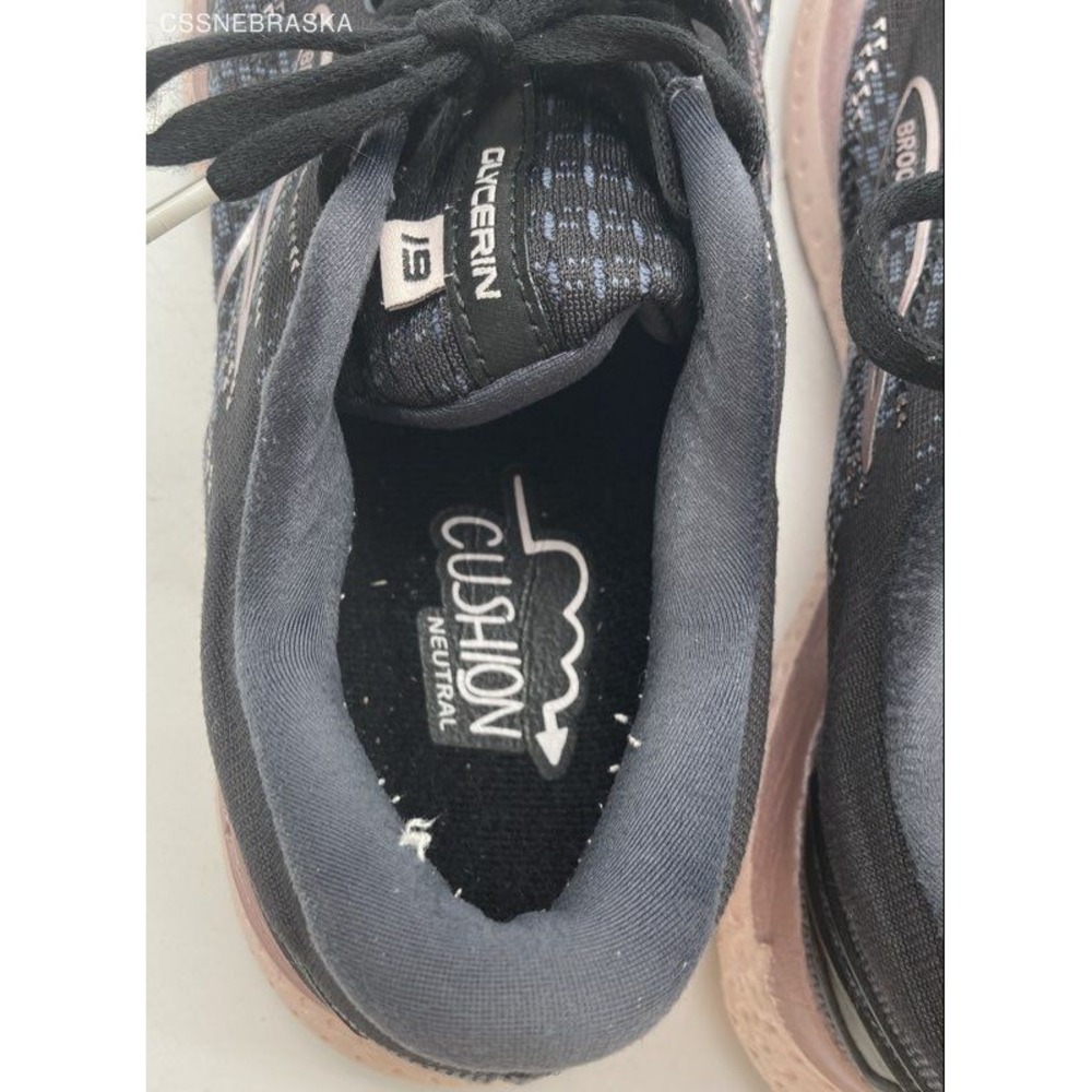 Brooks Black Glycerin 19 Running Shoes, Women's - Size 9.5 - Picture 7 of 11